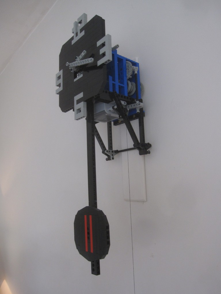 LEGO Clock and Instructions A series of clocks made of LEGO® bricks