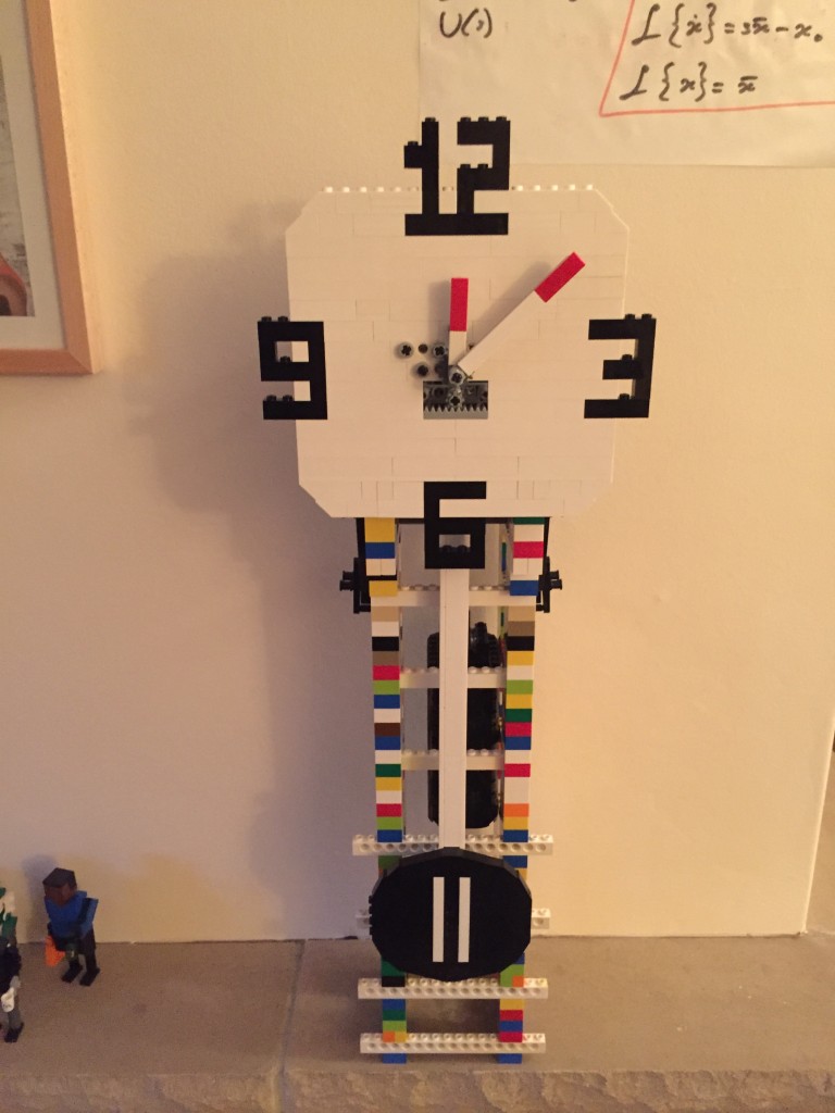 josh1 LEGO Clock and Instructions